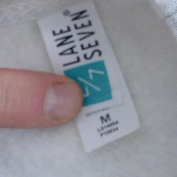 Lane 7 God Loves Terriers Gray Crew Neck Cotton Sweater Size Medium - Picture 6 of 15